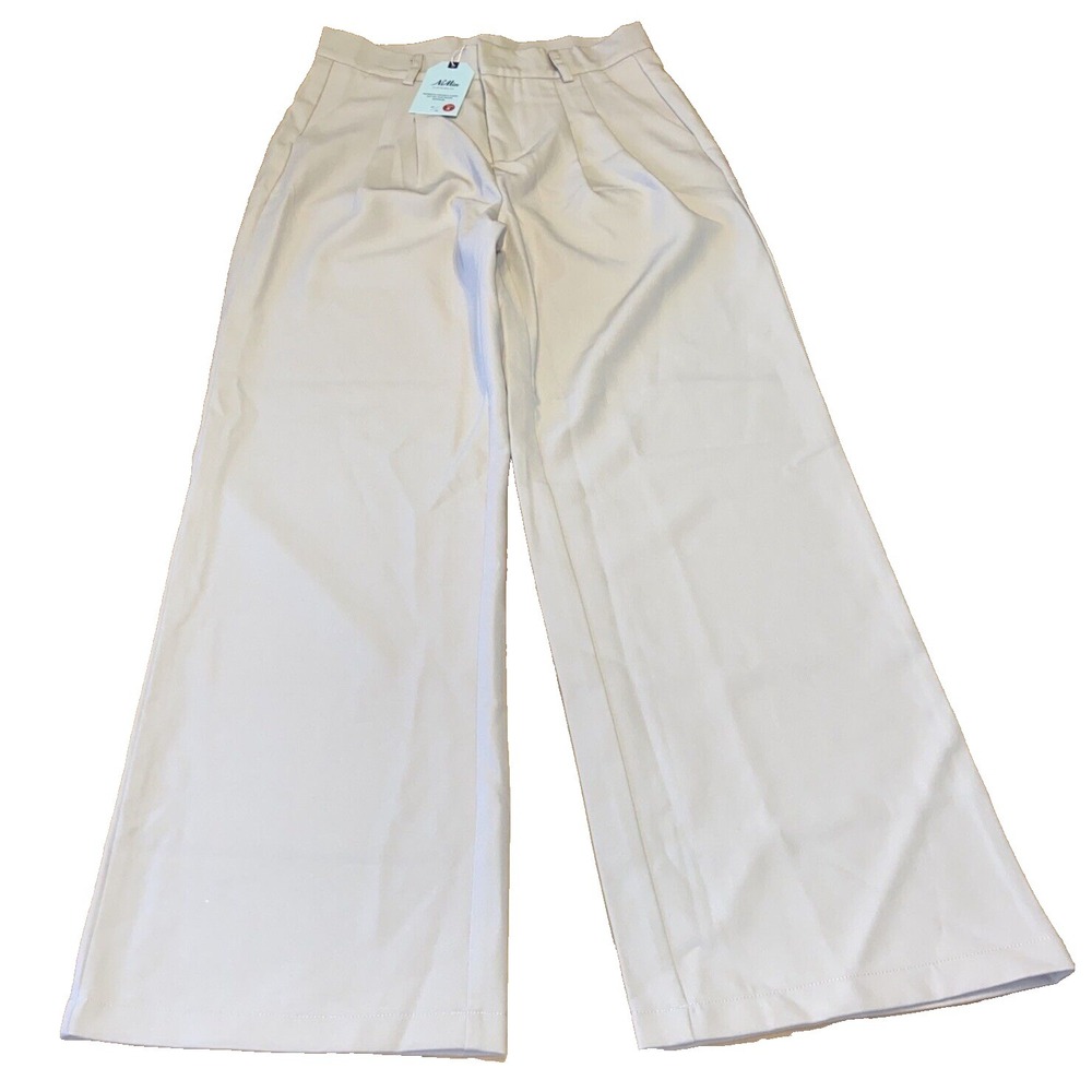 Nimin women's Work Pants Size Small high waist Beige